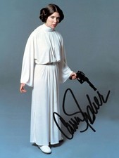 Carrie Fisher Signed Autograph