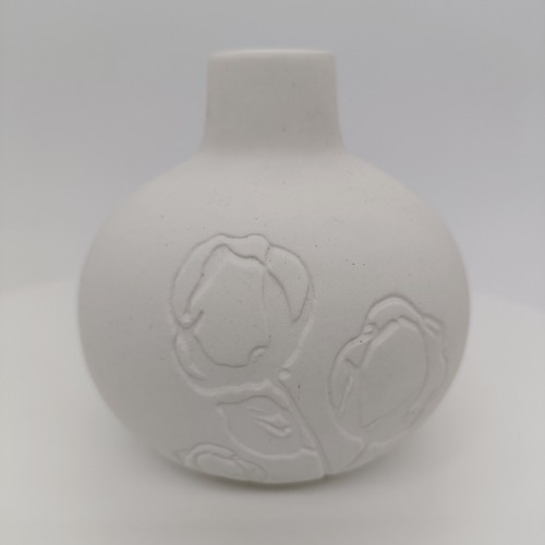 Small ceramic round bud - ceramic,