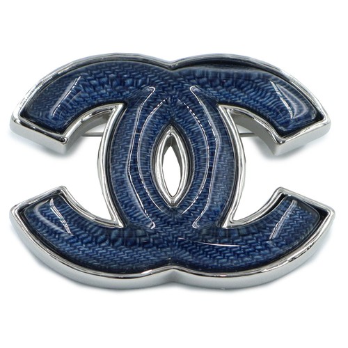 Chanel denim logo - chanel,
