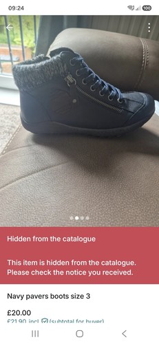 Navy pavers boots size - navy,