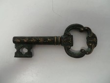 Vintage Brass Key Shaped