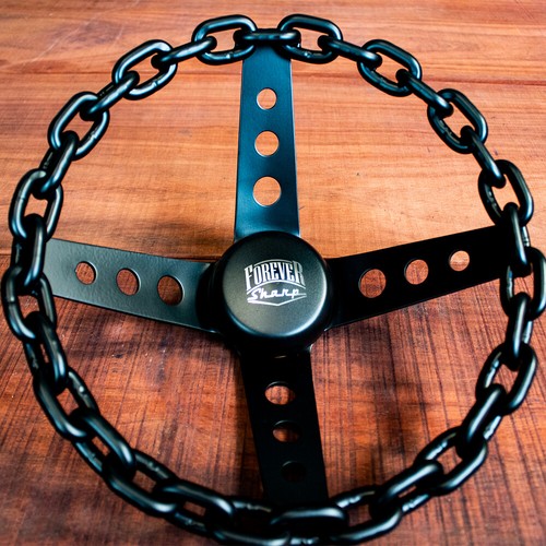 Matte black chain - matte,