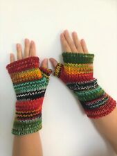 Hand Knitted Lined Wool Wrist
