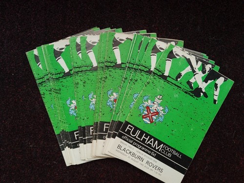 Fulham home programmes - fulham,