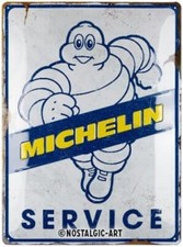 Michelin Service embossed metal sign  400mm x 300mm