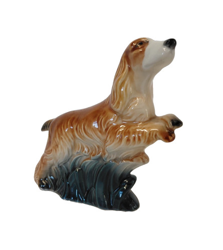 Porcegama spaniel dog figurine - porcegama,