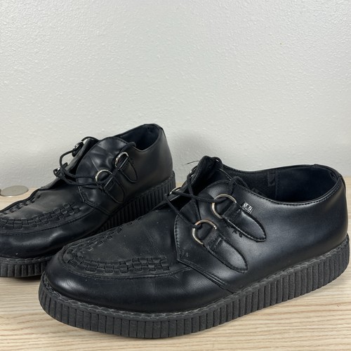 Black faux leather - black,