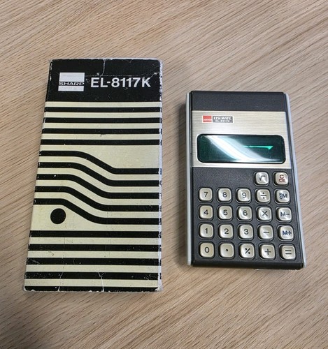Sharp vintage led calculator - sharp,