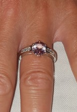 Boodles 2.3 Carats , Pink Sapphire and Diamonds Platinum Engagement Ring