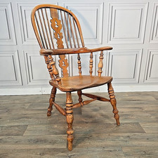 Antique Windsor Armchair Elm