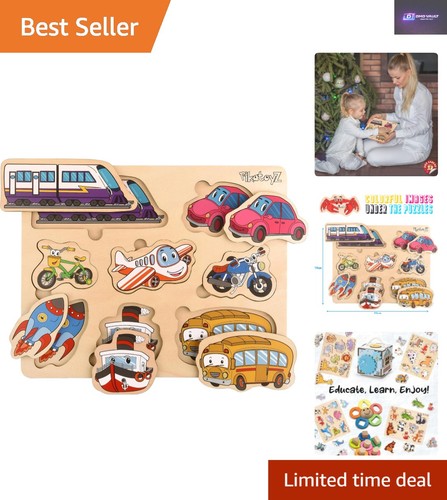 Piece montessori wooden - 8-piece,