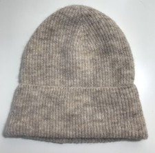 H&M Beige Soft Alpaca Wool blend knit Beanie hat