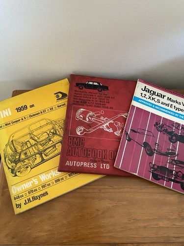 Vintage car owners - manuals, x