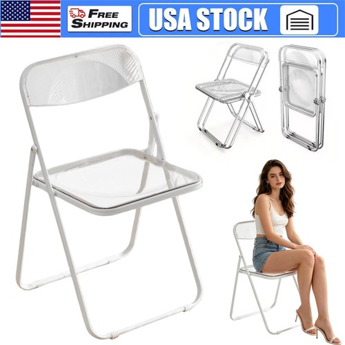 Acrylic folding chair clear - acrylic,