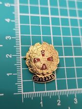 Vtg Masonic Social Order Of Beauceant SOOB 50 Year Member Gold Tone Lapel Pin