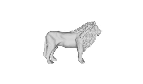 Printle animal african lion - african,