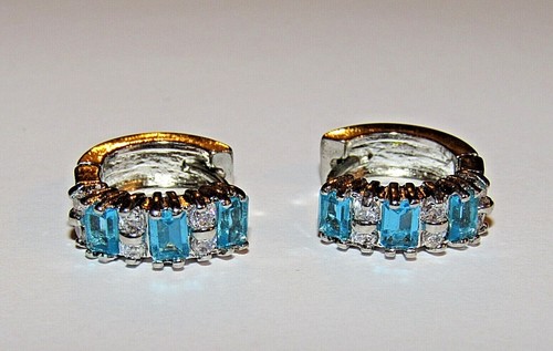 Huge choice blue earrings - blue,