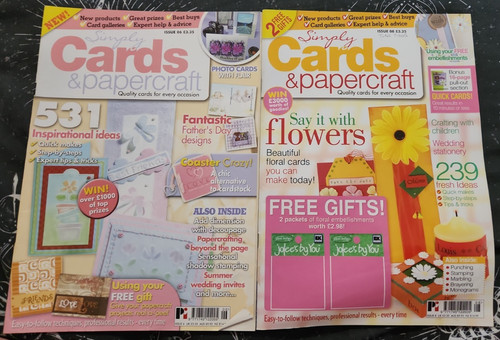 Simply cards papercraft - 2x,