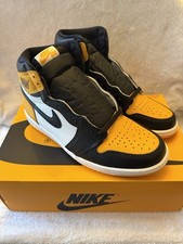 Nike Air Jordan 1 Taxi Yellow Uk Size 9 Brand New In Box