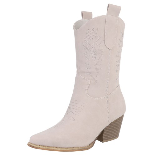 Women cowboy boots with zip - women's,