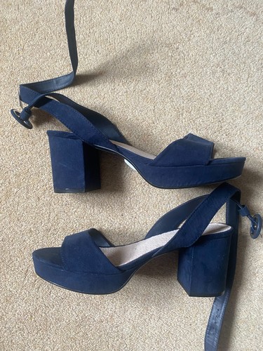 Monsoon navy suede - navy, ladies