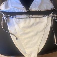 BURBERRY London Swimming Bikini & Top  Size L