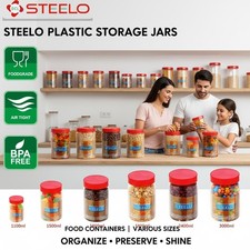STEELO PLASTIC STORAGE JARS |