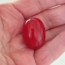 Art Deco Cherry Amber Bakelite Bead 9 Grammes