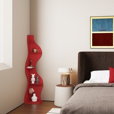 Corner Bookshelf, 5 Tier
