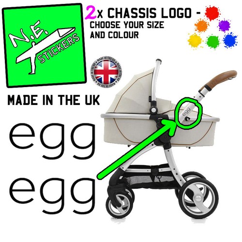 Replacement egg pram logos - replacement,