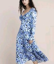 Ghost London Maxi Dress Purple