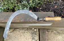 Vintage Morris Garden Sickle Billhook Slasher Grass Hook Old Tool