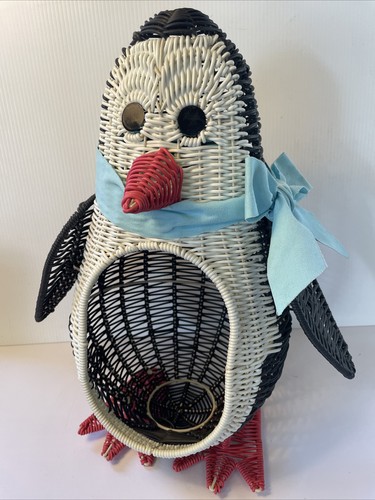 Vtg penguin wicker - vtg, woven