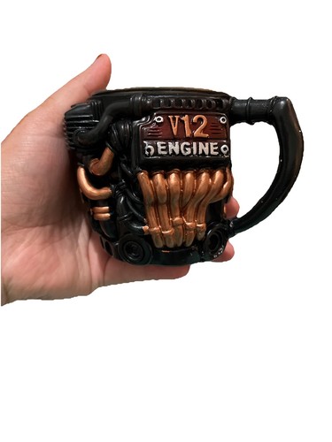 Retro engine coffee mug - retro,