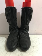 Forma Leather size 12 / 46 mens motorcycle BIKER black boots shoes - BA