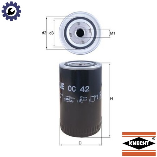 Oil filter for 4 - 42,