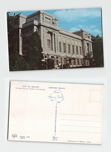 Postcard belfast municipal - postcard,