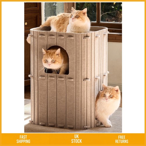 Spacious storey felt cat - 2,
