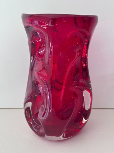 Whitefriars glass ruby red - glass,