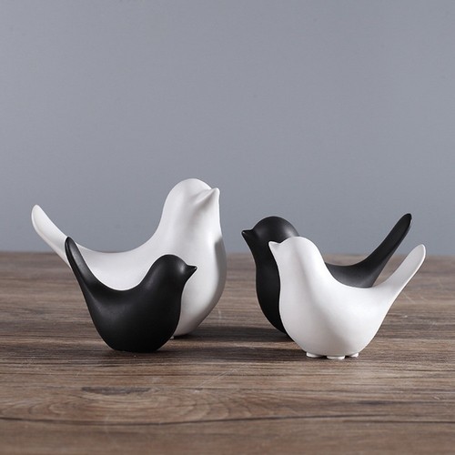 Ceramic bird figurine - bird,