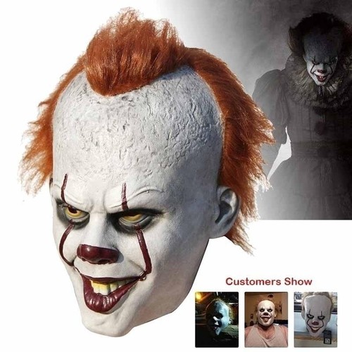 Latex clown mask - latex,