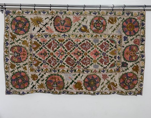 Antique 1800c embroidery uzbek - antique,