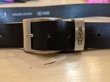 OCHNIK Leather Black Belt