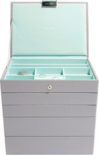 Stackers Dove Grey with Mint