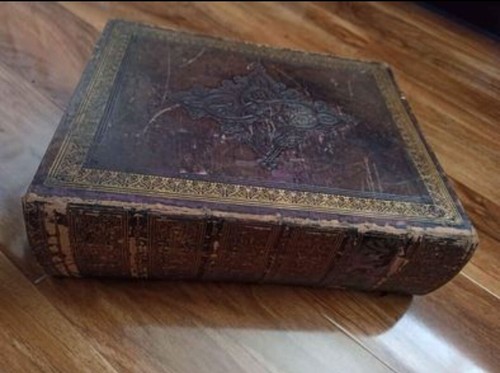 Huge antique bible - huge,