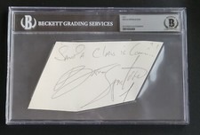 BRUCE SPRINGSTEEN SIGNED