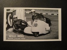 CASTROL OILS 1950s FAMOUS MOTORBIKE RIDERS WILLI NOLL BMW SIDECAR GERMANY