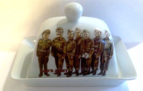 Dad army white ceramic - army,