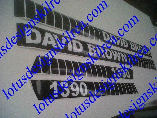 David brown 1390 - , bonnett