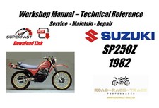 Suzuki SP250Z SP250 Z Service
